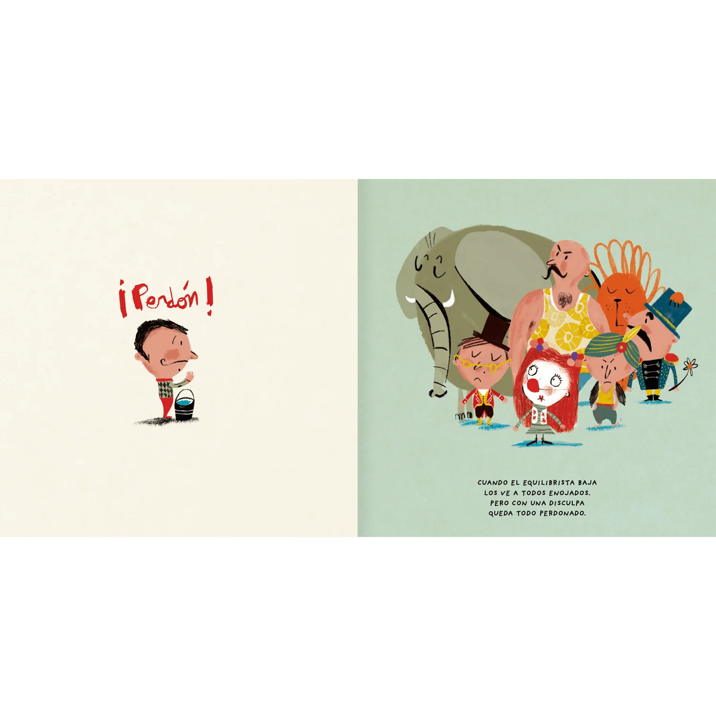 Libro El equilibrista (Hablar sobre equivocarse, pedir perdon y trabajo en equipo)