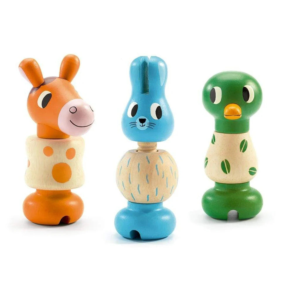 Juego de Atornillar Rodanimo (Motricidad fina, coordinación)