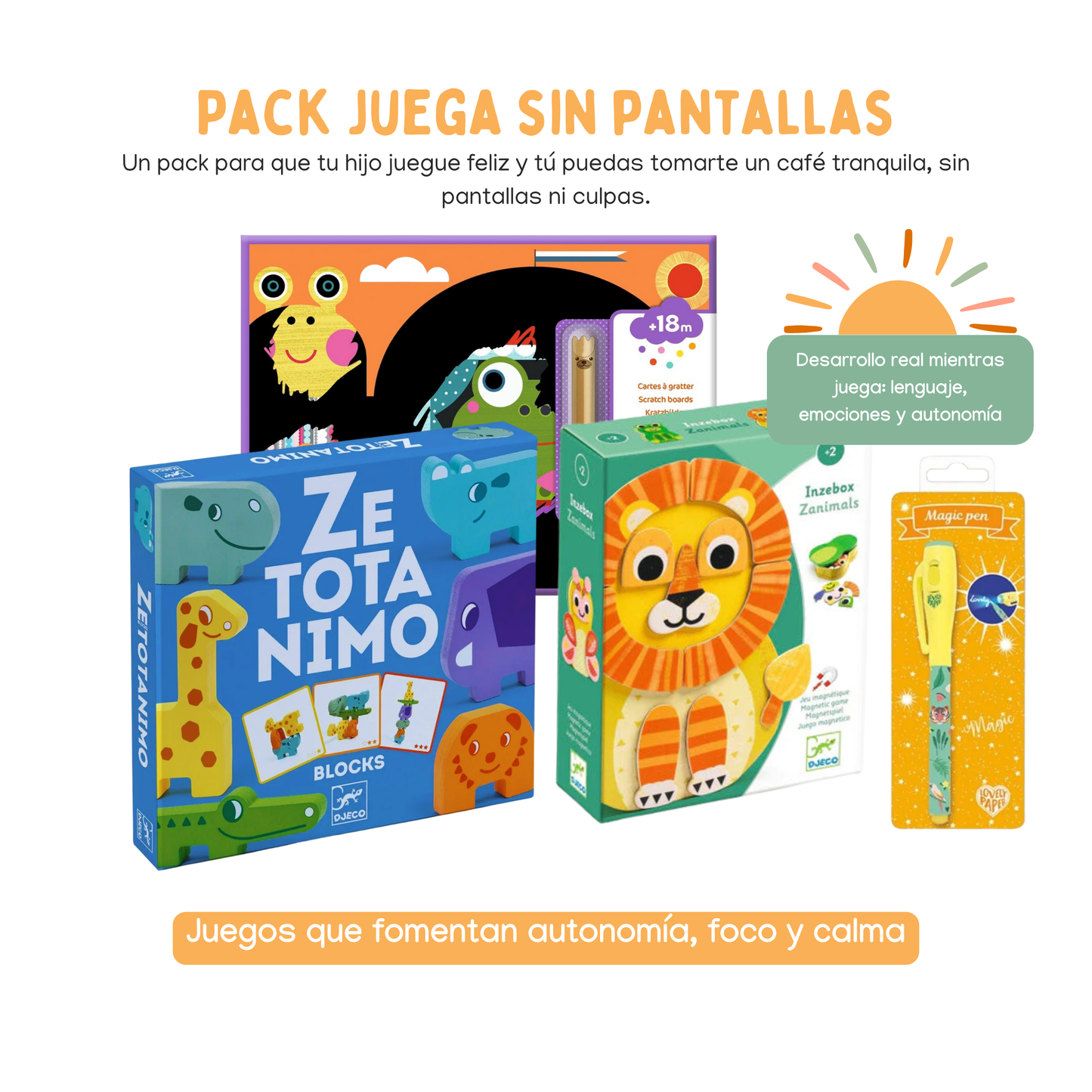 Pack juega sin pantallas