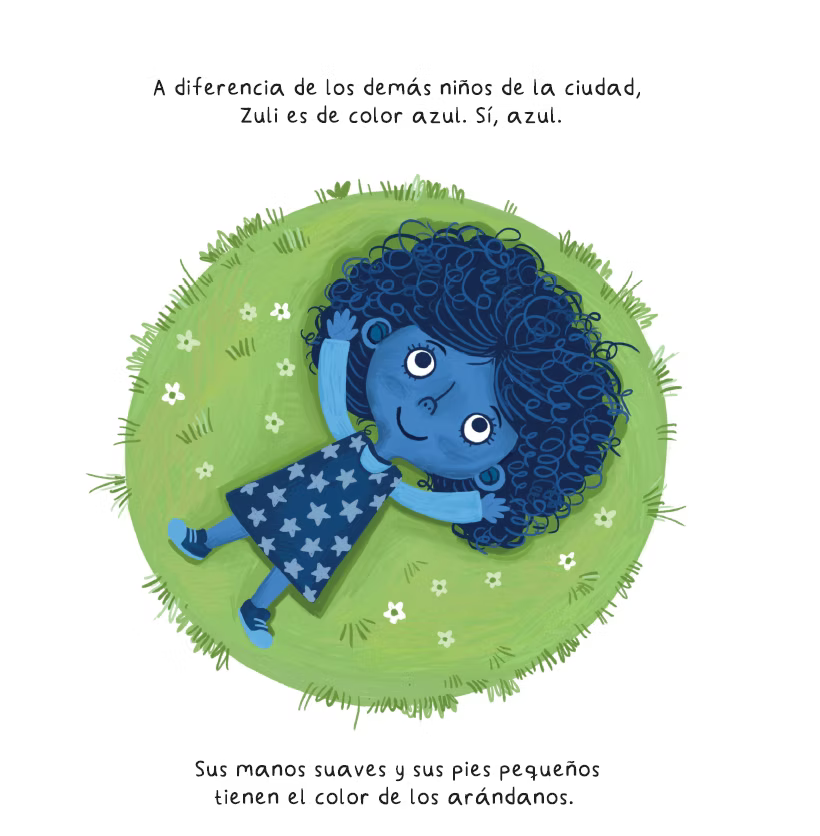Libro Azulada (Inclusión y valorar la diversidad)
