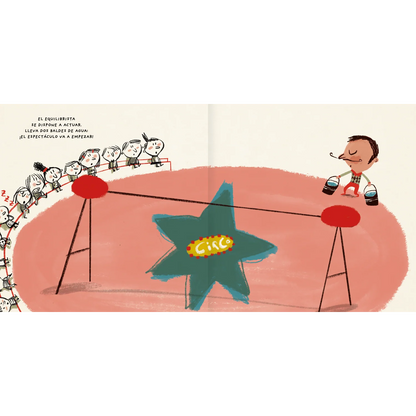 Libro El equilibrista (Hablar sobre equivocarse, pedir perdon y trabajo en equipo)