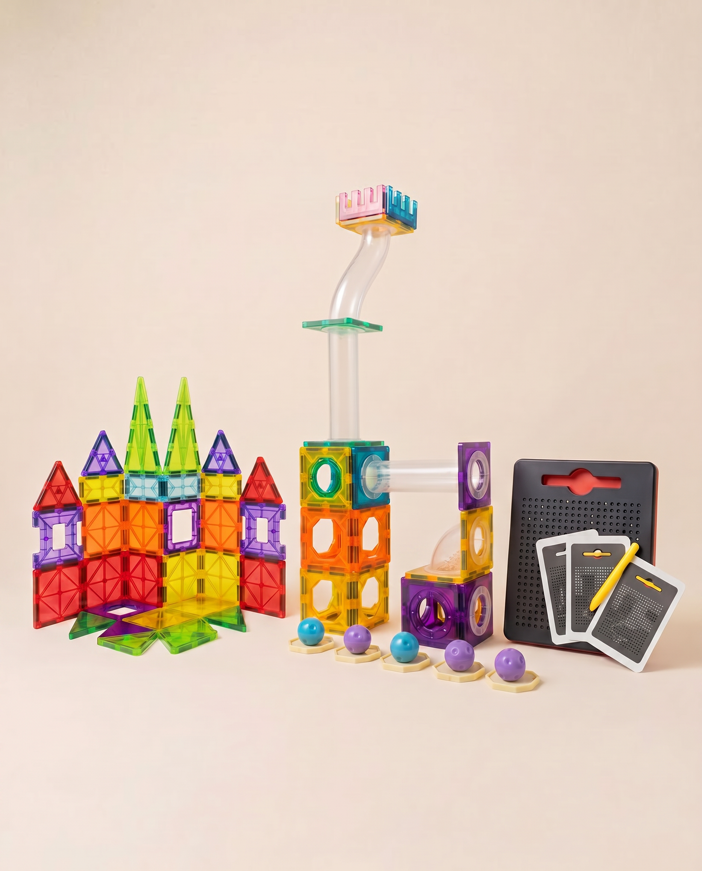 Pack Mega Imabow — Circuito 85 + Set 32 + Pizarra magnética