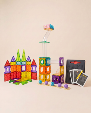 Pack Mega Imabow — Circuito 85 + Set 32 + Pizarra magnética