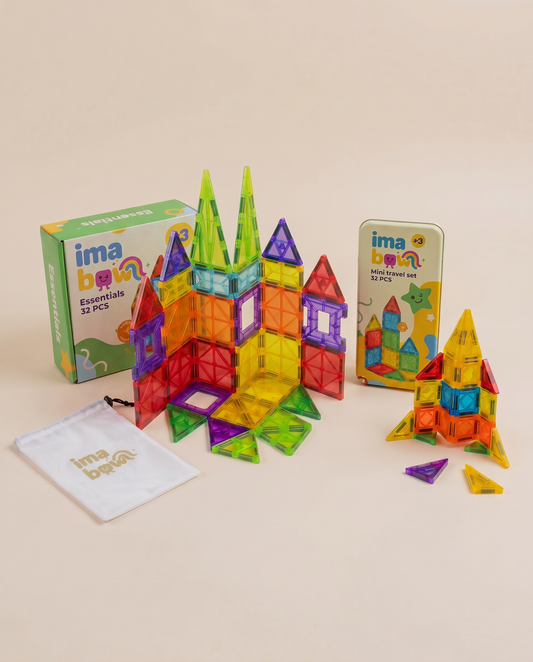 Pack Hermanos Imabow — Set 32 piezas + Mini imanes de viaje