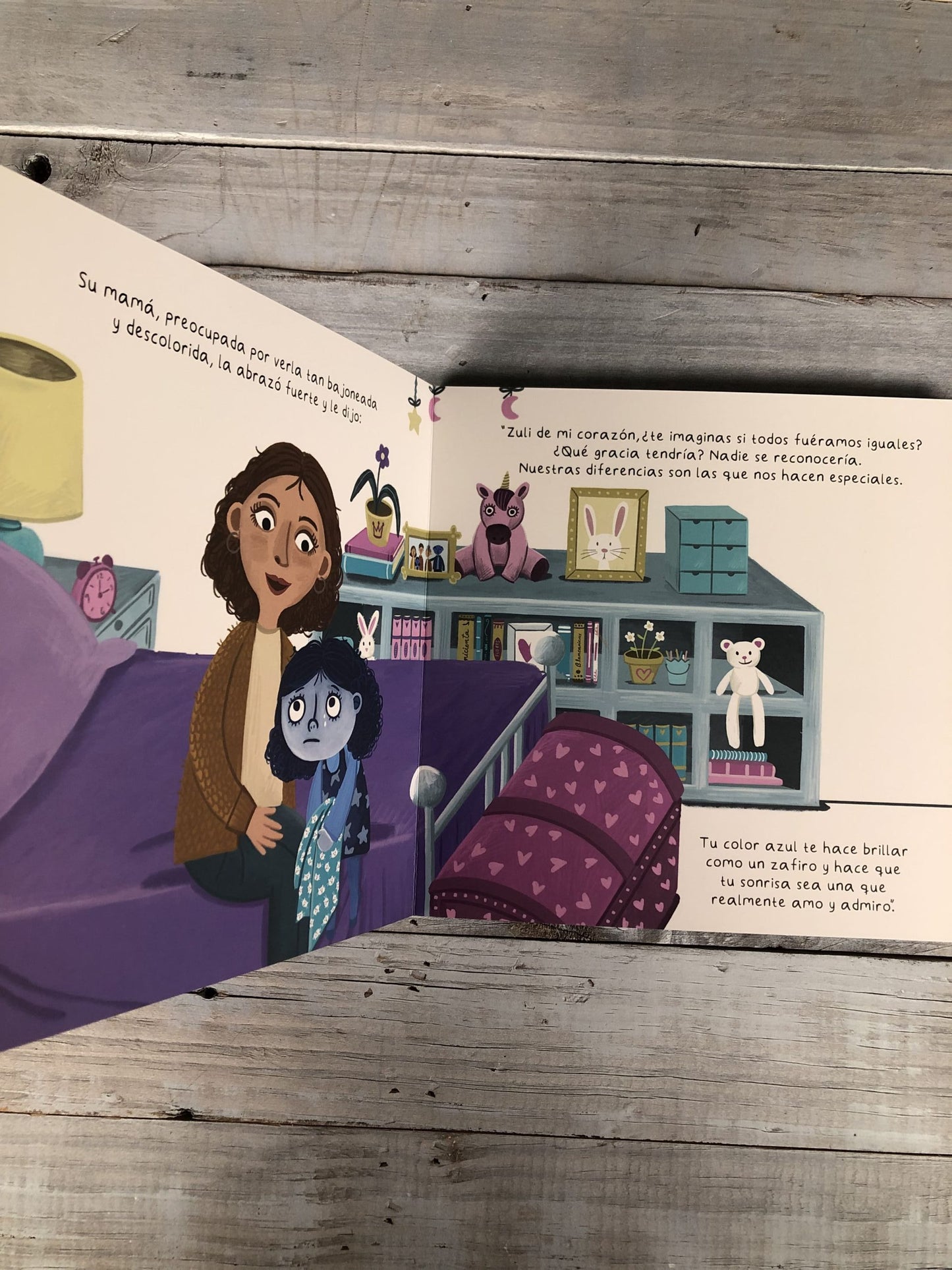 Libro Azulada (Inclusión y valorar la diversidad)