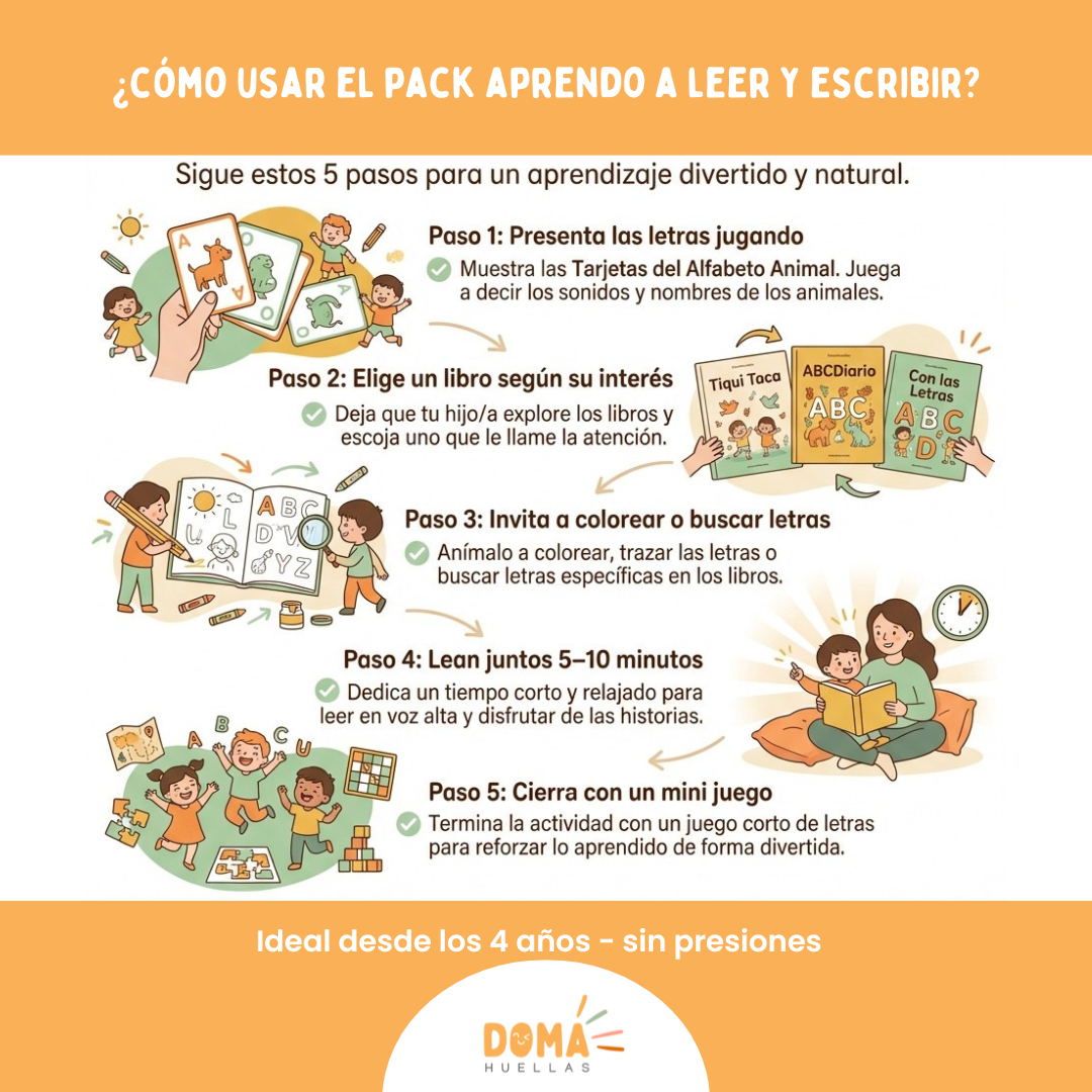 Pack aprendo a leer y a escribir + 2 EBOOKS DE REGALO