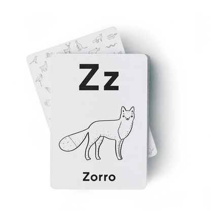 Alfabeto animal (Jugar, pintar y aprender letras)
