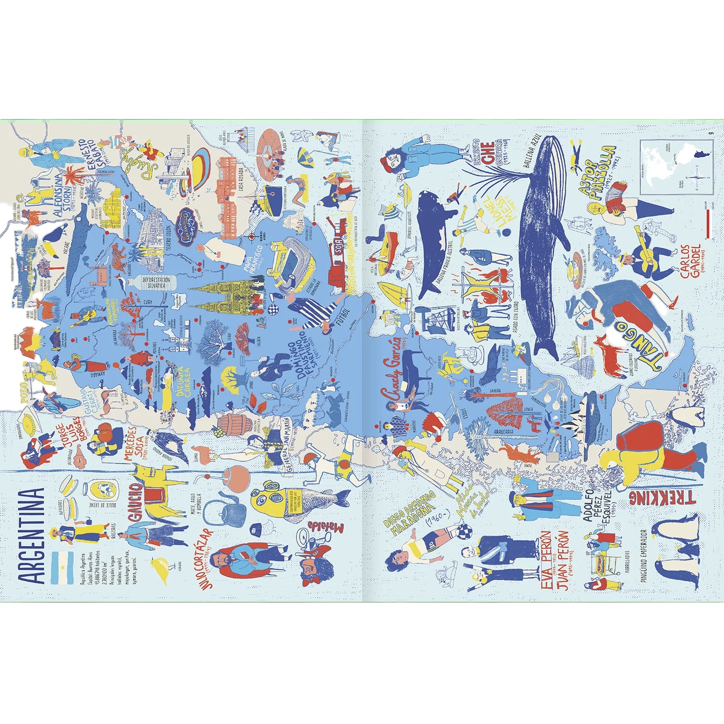 Atlas americano (Identidad de cada país)