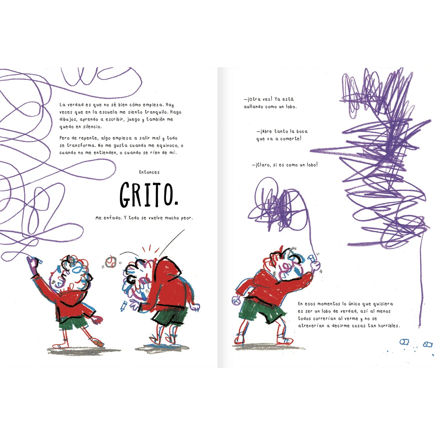 Como un lobo (Reconocer emociones)