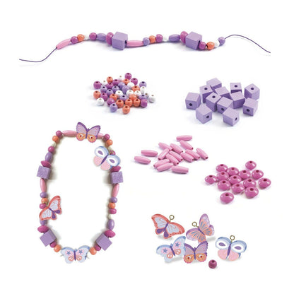 Crea tus joyas: Butterflies Wooden Beads