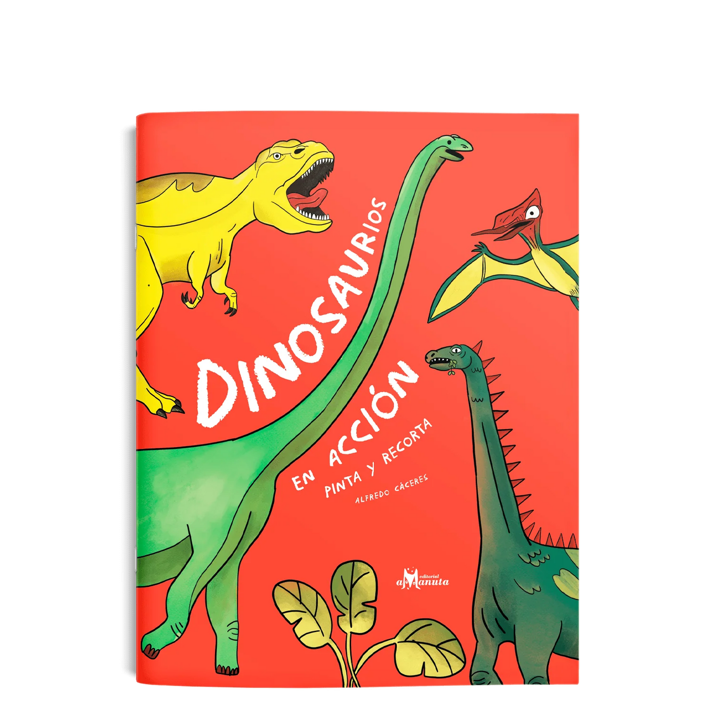 Dinosaurios en acción (Pintar y armar)