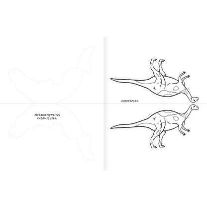 Dinosaurios en acción (Pintar y armar)