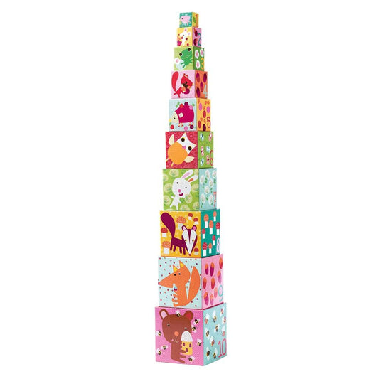 Cubos Apilables Bosque 10 piezas