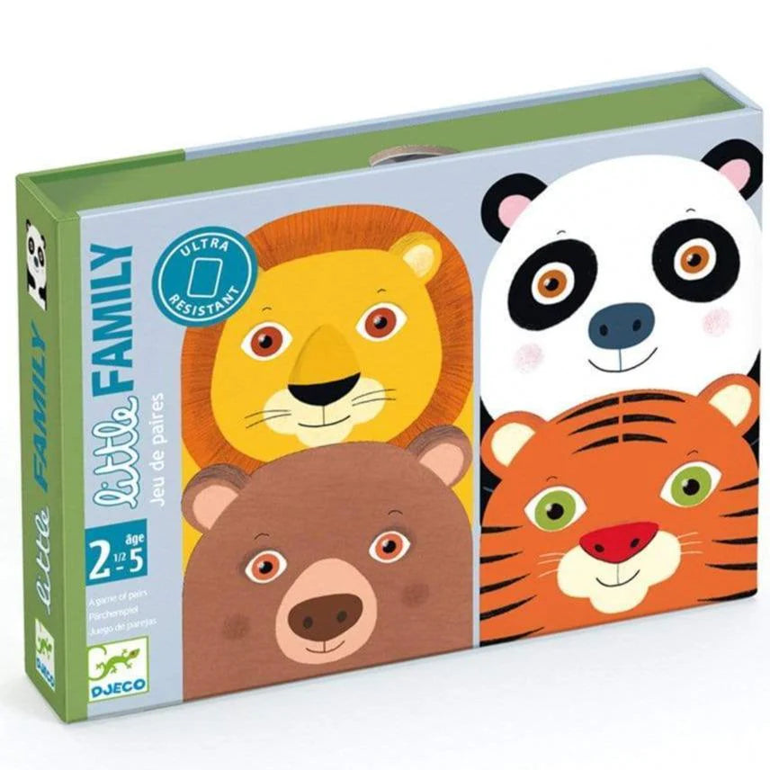 Juego de cartas Little Family ( mejora atención, turnos y aprender a ganar/perder)