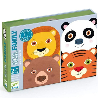 Juego de cartas Little Family ( mejora atención, turnos y aprender a ganar/perder)