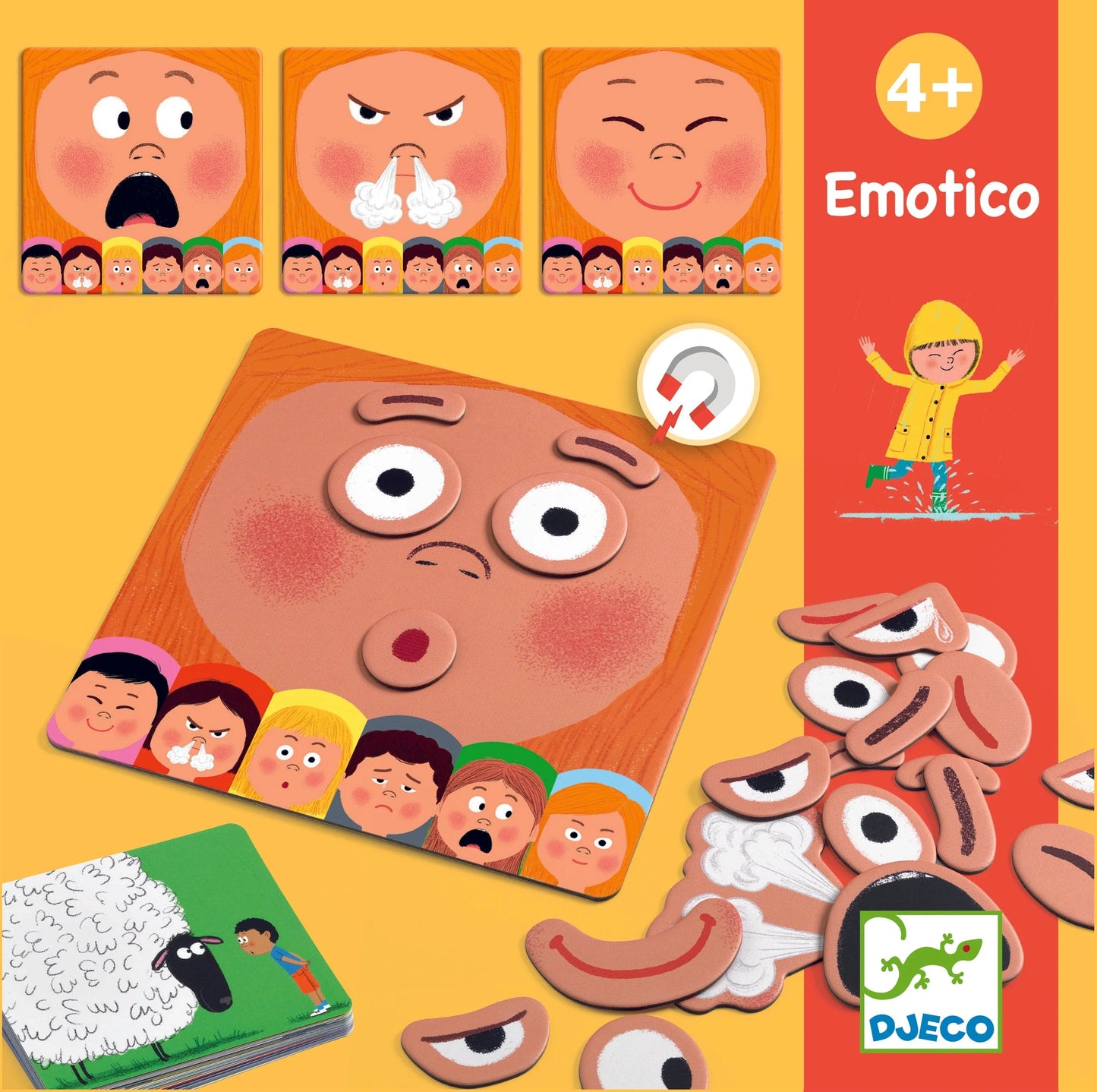 Juego educativo magnético Emotico (reconocer y hablar sobre emociones)