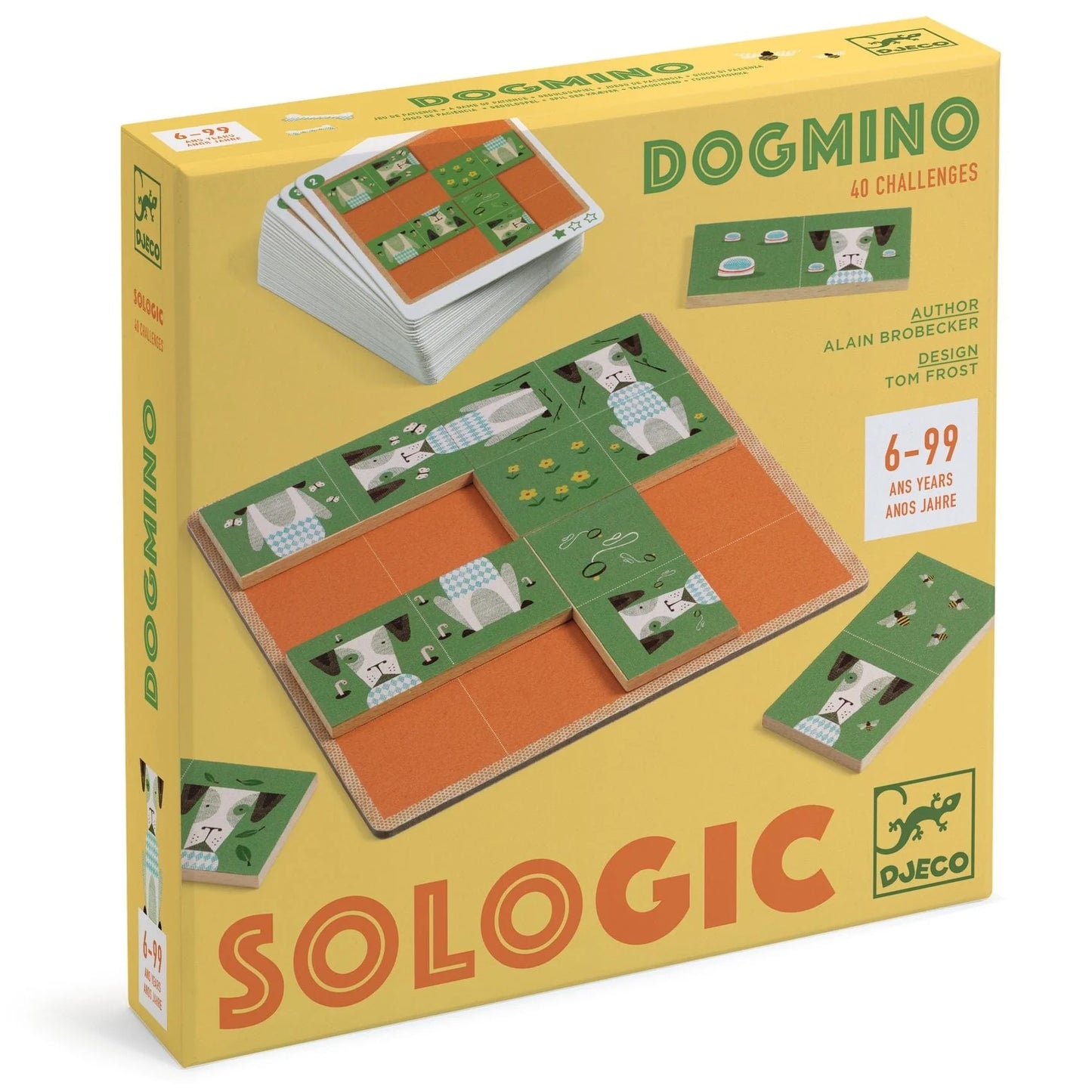 Juego de mesa lógica sologic dogmino (Desafío lógico)