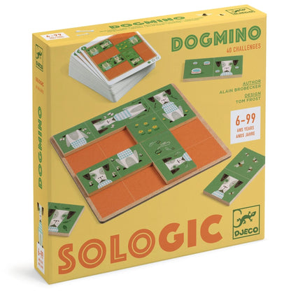 Juego de mesa lógica sologic dogmino (Desafío lógico)