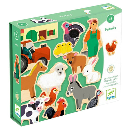 Juego Madera Magnético Farmix