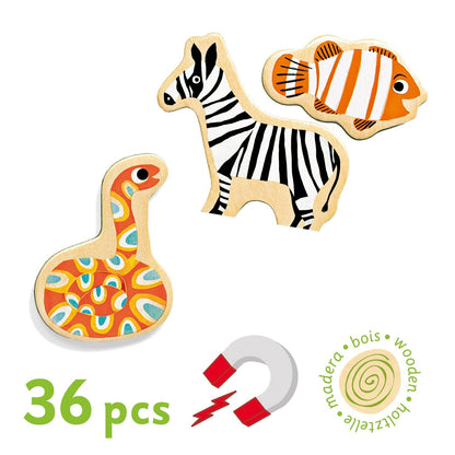 Figuras magnéticas de animales Magnimo