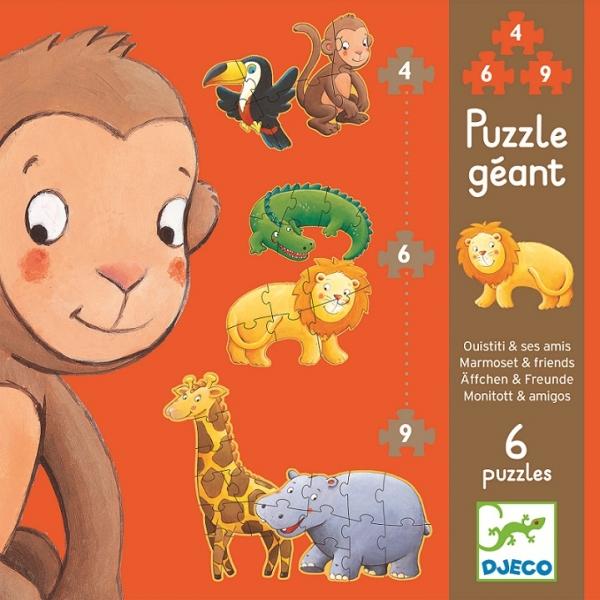 Puzzle Progresivo Gigante Marmoset and Friends