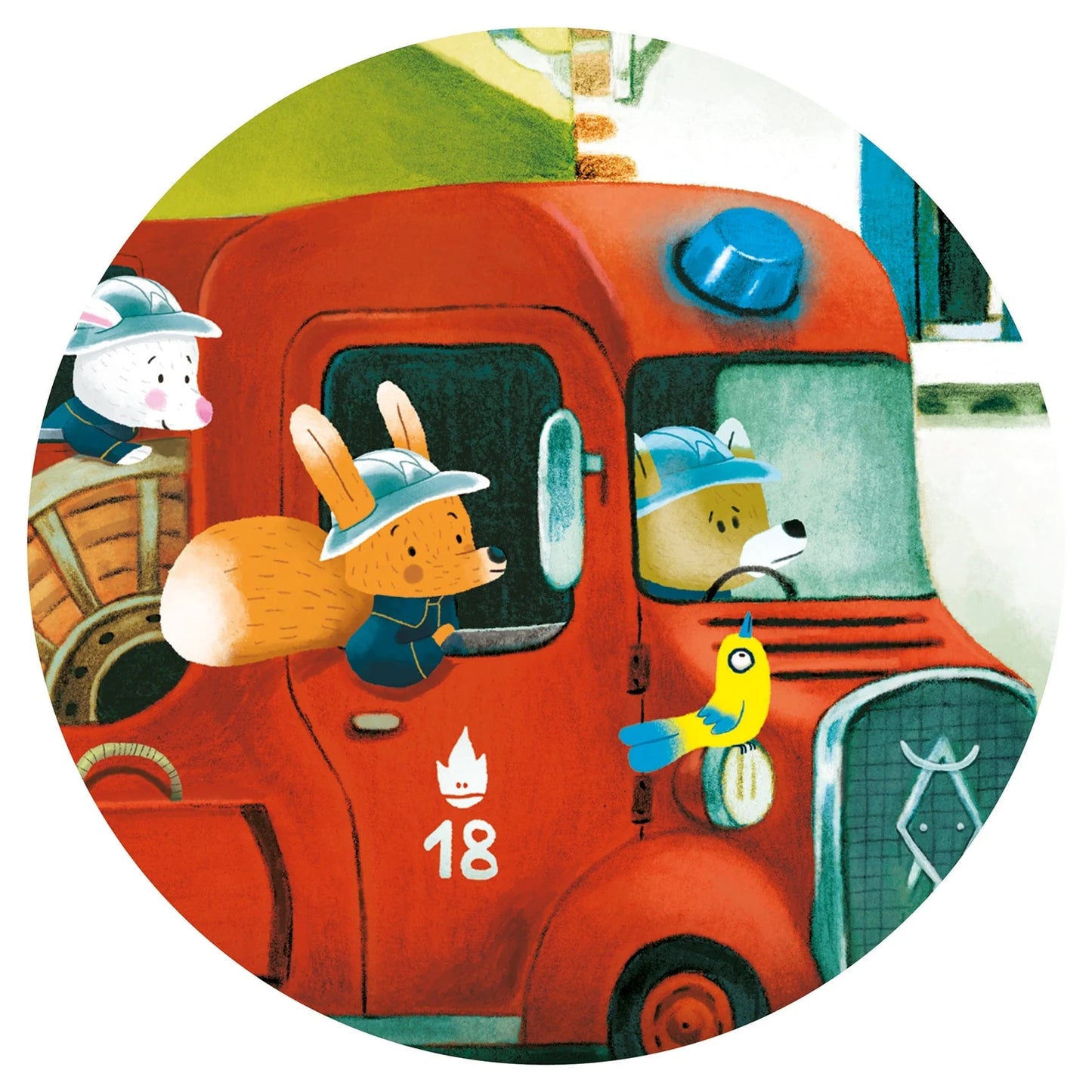 Puzzle Bombero 16 piezas