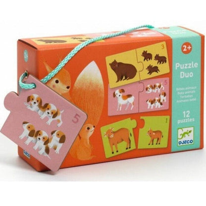 Puzzle Duo Animales Bebé