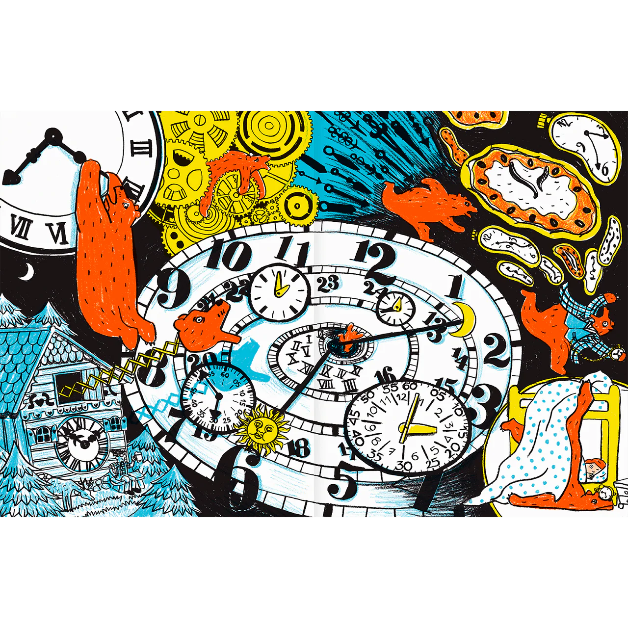 El oso contra el reloj (Ayuda a desarrollar la noción del tiempo, la autonomía y la resolución de problemas.)