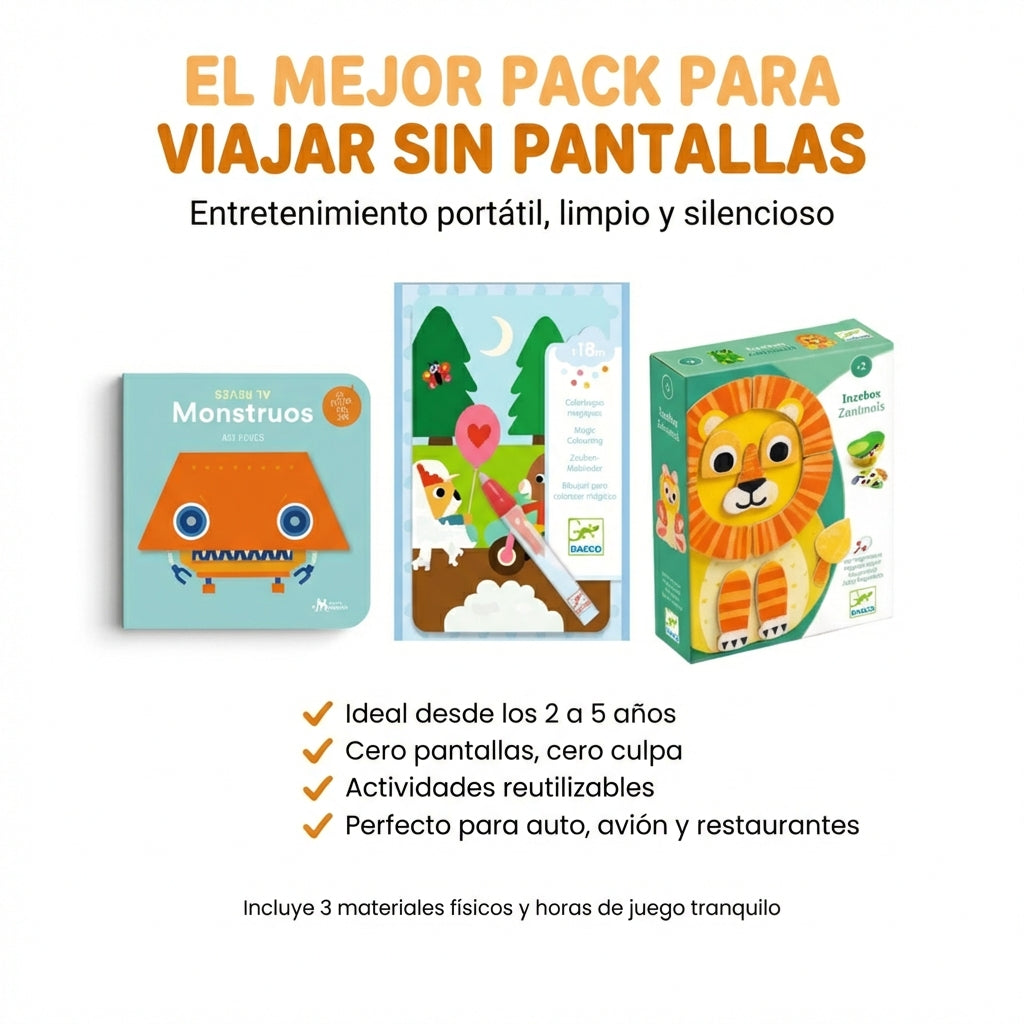 Pack Viaja sin pantallas